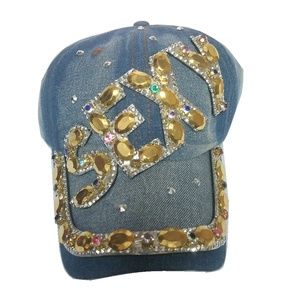 Bling bling ladies cap